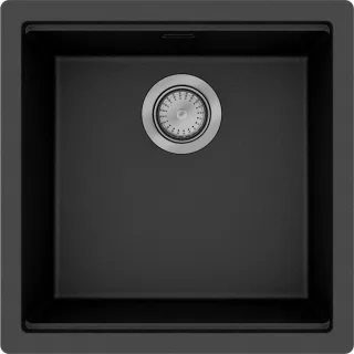 Hansgrohe Unterbauspüle S530-U400 manuelle Ablaufgarnitur graphitschwarz, 43457170 43457170