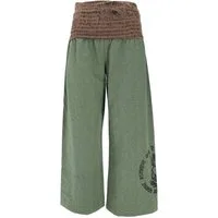 Guru-Shop Relaxhose Weite Marlenehose, Buddha Wellnesshose,.. alternative Bekleidung