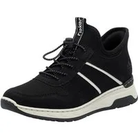 Rieker Ready2GO Slip-On Sneaker Schlupfschuh, Halbschuh, Freizeitsneaker mit MemoSoft-Innensohle