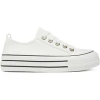 DeeZee Deezee Damen-Sneakers Weiß AM25234-D Sneaker