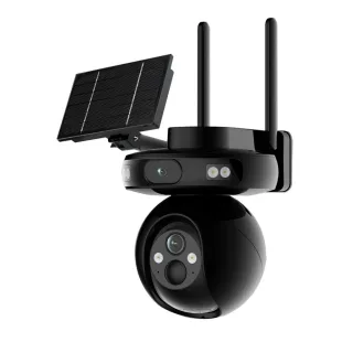 DIDSeth Ubox 4MP WIFI IP Camera Solar Powered Low Power 4G Dual Lens Outdoor Home Use Night Vision Two-way Audio Waterpr