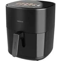 Heißluftfritteuse Cecofry&Grill Duoheat 6500 schwarz, 2.200 Watt, Korb 6,5 Liter, mit Sichtfenster, doppeltes Heizelement