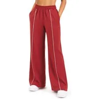 Smilodox Jogginghose Veyt Damen, Sweatpants aus Baumwolle, Sporthose Loose Fit Wide Leg, Verstellbarer Tunnelzug, Langer Schnitt, für Sport & Alltag