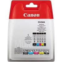 Canon PGI-570/571 Multipack Color/Black 5 Patronen Tintenpatrone (5-tlg)