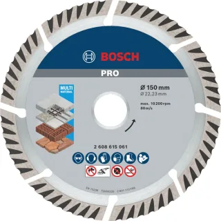 Bosch PRO Diamanttrennscheibe Standard for Universal - 2608615061
