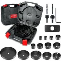 HYCHIKA Lochsäge Hychika 19 Piece Hole Saw Kit