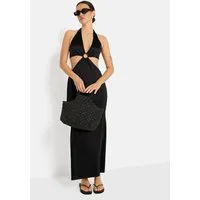 LSCN by LASCANA Neckholderkleid mit Cut-outs, Maxikleid