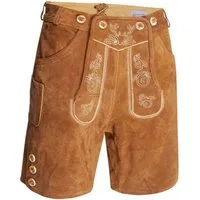 Alessandro Salvarini Trachtenlederhose ASLederiio Aus echtem Leder inkl. Träger