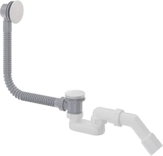 Neuesbad für BATHTUBE mit POP UP Ablauf, mit Überlauf, Weiß NB1DENHCA57B1