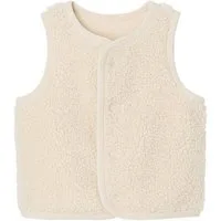 vertbaudet Strickjacke Baby Weste aus Teddyfleece