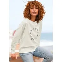 Elbsand Sweatshirt Zaara mit Frontprint, Rundhalsausschnitt, Printpullover, casual-sportlich