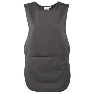 Premier Ladies/Womens Pocket Tabard (2er-Pack) (Dunkelgrau)