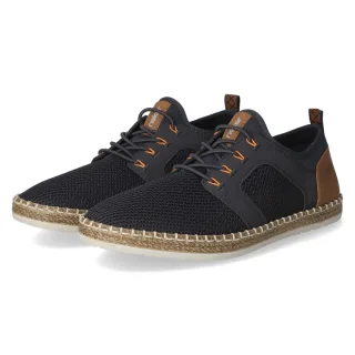 Rieker Halbschuhe - Gr. 40 - Blau - Textil & Synthetik