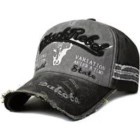 Sporty Baseball Cap Black Rebel Indian Dakota Western Baseballcap Vintage Cap vintage Look