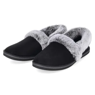 Skechers Hausschuhe COZY CAMPFIRE TEAM TOASTY - Gr. 38 - Schwarz - Textil