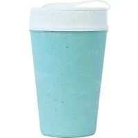 KOZIOL Coffee-to-go-Becher ISO TO GO, 1-tlg., Holz, Kunststoff, 100% biobasiertes Material,doppelwandig,melaminfrei,recycelbar,400ml