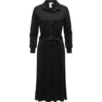 Ragwear Blusenkleid Plantee Modisches Damenkleid mit Taillengürtel