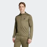 adidas Performance Kapuzensweatjacke TRAIN ESSENTIALS SEASONALS FULL-ZIP HOODIE
