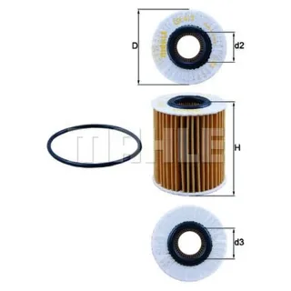 Mahle ?lfilter Lexus Gs Is Rc Toyota Rav Verso