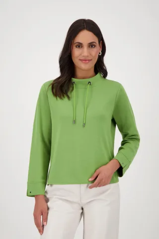 monari - Sweatshirt mit Stehkragen - Gr. - 40
