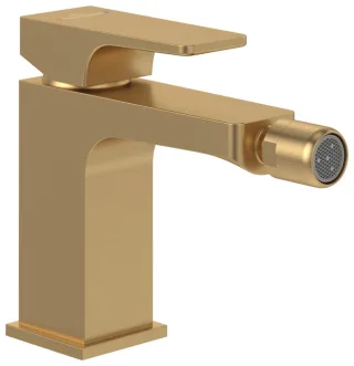 Villeroy & Boch Einhebel-Bidetarmatur Architectura Square 42x139x165mm Brushed Gold TVB12500100076