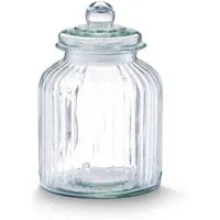 Zeller Present Glas Vorratsglas "Nostalgie, Glas, 3800 ml, transparent, Ø17,5 x 26 cm