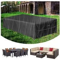 Sunicol Gartenmöbel-Schutzhülle Heavy Duty Wasserdicht Gartenmöbel Abdeckung, für Rattan Tisch Sofa (1-St), mit Handgriff