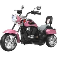 COSTWAY Elektro-Kindermotorrad, 6V mit Hupe & Vor-und Rückwärtsschalter