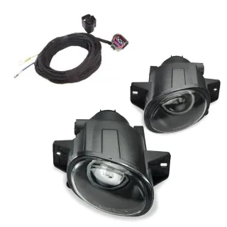 2x Nebelscheinwerfer Klarglas H3 Birnen Kabelbaum für Seat Leon Toledo 1M 99-05