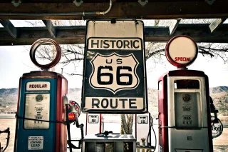 Leinwandbild ROUTE 66