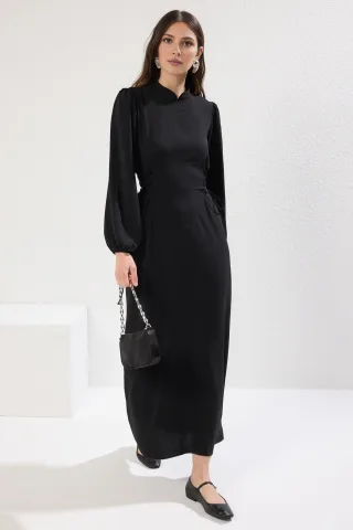 Langes, gerades Damen-Hijab-Kleid für Freizeit und Alltag