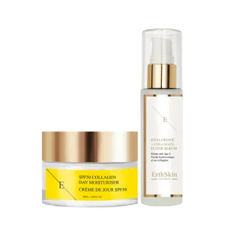 SPF 50 Collagen Tagescreme 50ml + Hydroacid & Collagen Serum - 60ml
