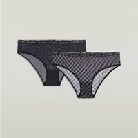 G-STAR Brasilslip CHERRY, MESH BRAZILIAN BRIEF (Packung, 2-St) aus leichtem Stretchgewebe