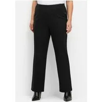 Sheego Jerseyhose Schlupfhose aus Interlock, mit elastischem Bund