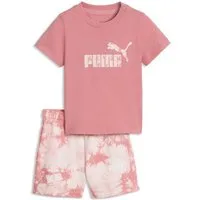 PUMA Jogginganzug Essentials Tie-dye T-Shirt and Shorts im Set Kinder