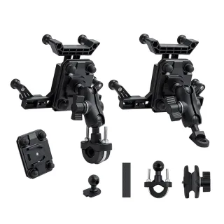 XANES 360° Rotation Adjustment 4.7''-7.0'' Shockproof Bicycle Phone Holder for Motorcycle Bike Handlebar Rearview Mirror