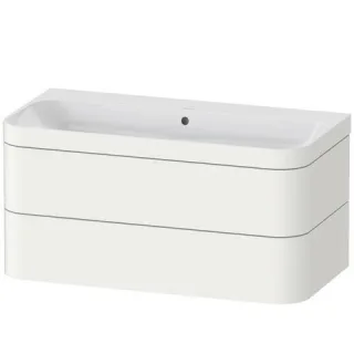 Duravit Happy D.2 Plus c-bonded Set wandhängend Weiß 975x490x480 mm - HP4638N8484 HP4638N8484