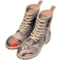 DOGO Longe Boots Schnürstiefel It Wasn't Me Damen Stiefeletten, Schnürboots Handgefertigt