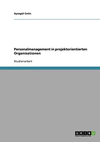 Personalmanagement in projektorientierten Organisationen