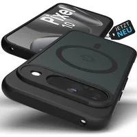 GreenHec Handyhülle Hülle Google Pixel 10 9 8 7 6 Pro XL MagSafe Case 9a 10a Magnet Schutz 7 Zoll, Cover Schwarz Magnetisch Handyhülle Pixelsnap Black Stoßfest Dünn Matt