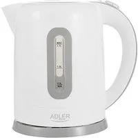 Adler Wasserkocher AD 1234 Wasserkocher 1,7 L - 2200 W, 360° drehbar - Weiß, 1,7 l, 2200 W