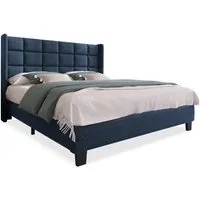 Flieks Polsterbett (1-tlg), Doppelbett Leinen 140x200cm ohne Matratze