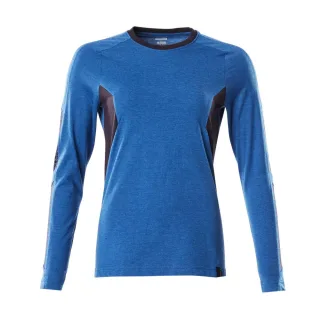 MASCOT Damen Langarmshirt Azurblau / Schwarzblau 4XL - 18391-959-91010-4XLONE