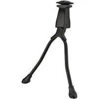FISCHER Fahrrad Fahrradständer Fahrrad-Ständer Mittel-Ständer 26" 27" 28", Doppel-Ständer Zweibein-Ständer Park-Stütze, inkl Befestigungsmaterial