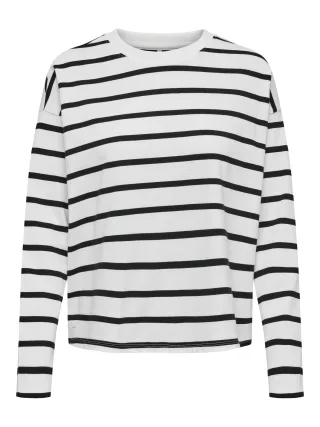 ONLY - ONLSOPH L/S STRIPE TOP JRS Cloud Dancer - Gr. - XL