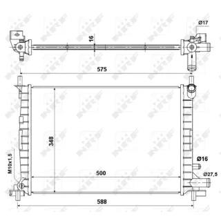 NRF Motork?hler Ford Courier Fiesta Mazda 121 1,3 50130A