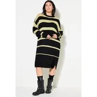 Studio Untold Minikleid Strickkleid oversized Ringel