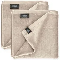 SCHÖNER WOHNEN-Kollektion Handtücher SENSE Handtuch, Baumwolle (Spar-Set, 2-St), 50 x 100 cm in Beige