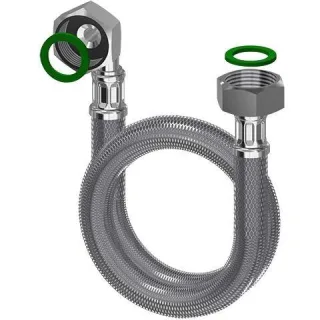 KWC Aquarotter Schlauch, G3/4xG3/4, 1200mm, DN10, L-Form, 2000105647, 2000105647 2000105647