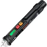 Diyarts Spannungsprüfer, (Spannungsmesser, einstellbare Empfindlichkeit), mit LCD-Display, Taschenlampe & einstellbarer Empfindlichkeit
